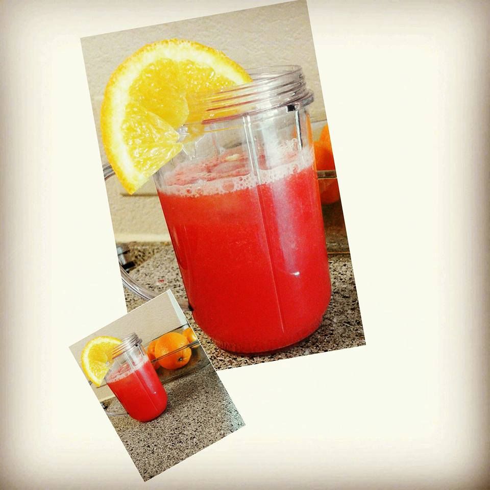 Fresh Watermelon Orange Juice